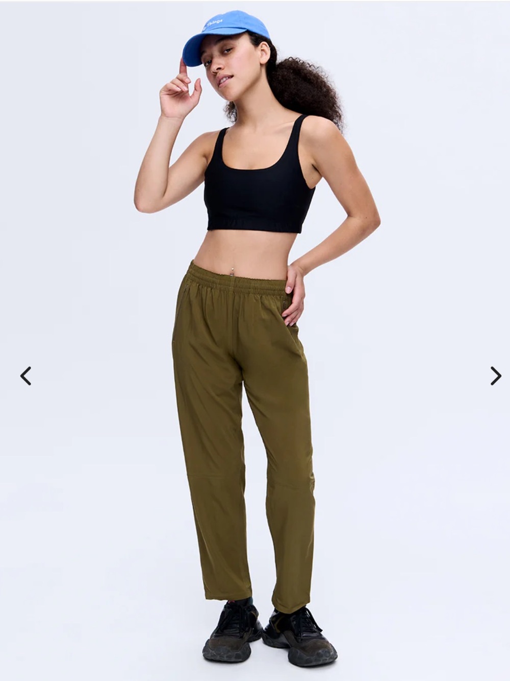 NWT Outdoor Voices Zephyr RecPoly 26” Pant in Dark Olive Green - M